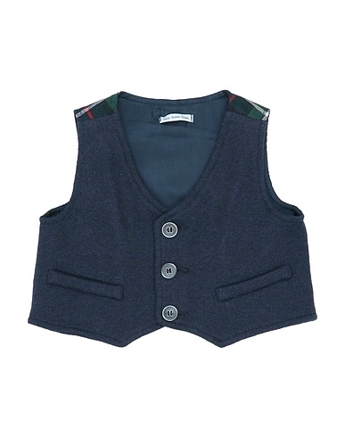 LEO E LILLY BON TON Waistcoat Midnight blue 70% Cotton, 20% Acetate, 4% Synthetic fibers, 3% Viscose, 3% Polyester