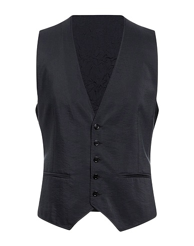 GIORGIO ARMANI Suit vest Midnight blue 75% Silk, 25% Polyamide