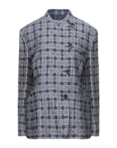 GIORGIO ARMANI Blazers GRIGIO 47% Linen, 43% Viscose, 10% Polyamide