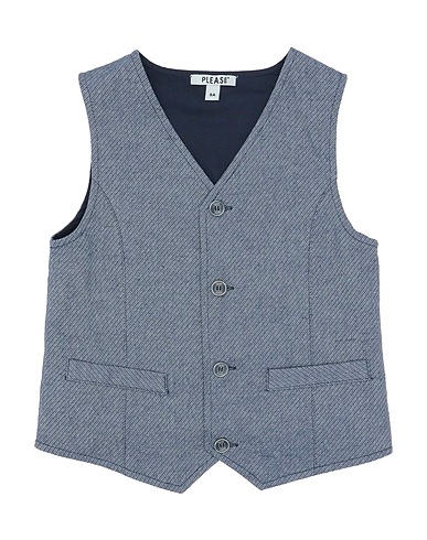 PLEASE Anzugweste Nachtblau 61% Baumwolle, 37% Polyester, 2% Andere Fasern