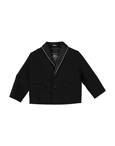 DANIELE ALESSANDRINI Blazer Black 69% Polyester, 25% Viscose, 6% Elastane
