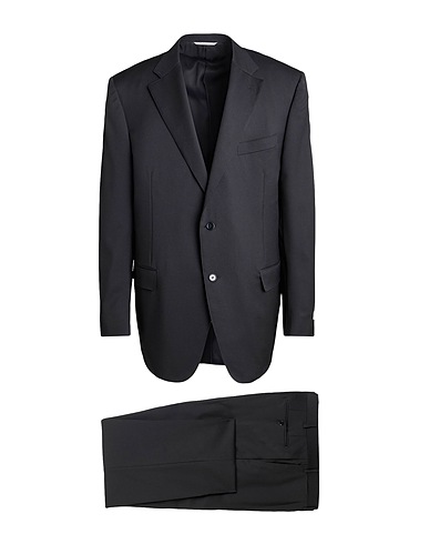 CANALI Suits Black 100% Wool