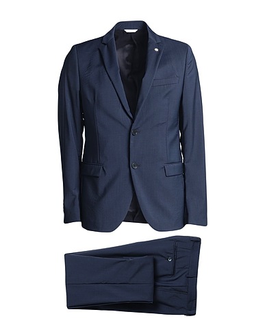 MANUEL RITZ Suits Midnight blue 99% Virgin Wool, 1% Elastane