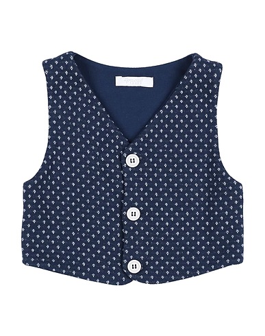COCCODÉ Waistcoat Midnight blue 95% Cotton, 5% Elastane