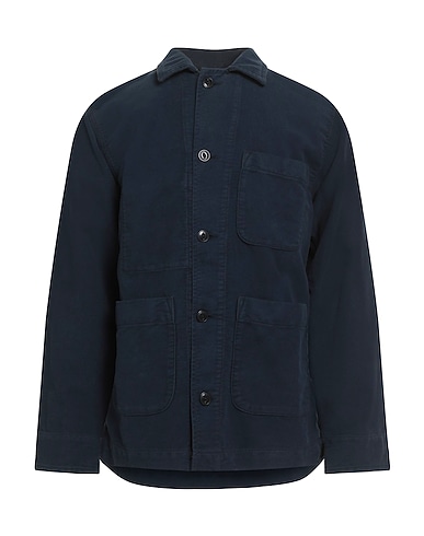 CHESAPEAKE'S Solid colour shirt Navy blue 100% Cotton