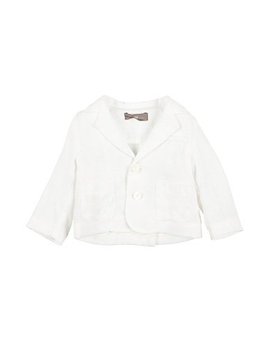 LITTLE BEAR Blazer White 100% Linen