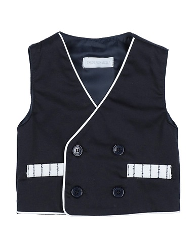 CARLO PIGNATELLI Suit vest Midnight blue 97% Cotton, 3% Elastane