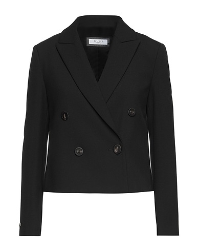 PESERICO Blazer Black 64% Polyester, 27% Viscose, 6% Cotton, 3% Elastane