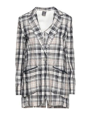LORENA ANTONIAZZI Blazer Midnight blue 50% Cotton, 31% Viscose, 13% Acetate, 3% Silk, 3% Other Fibres