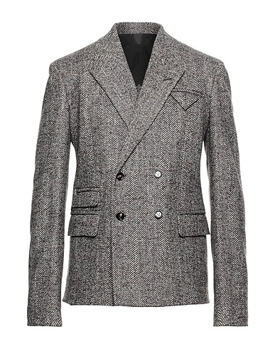 BOTTEGA VENETA Blazer Dark brown 82% Wool, 10% Polyamide, 8% Silk