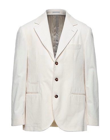 BRUNELLO CUCINELLI Blazer Ivory 100% Cotton