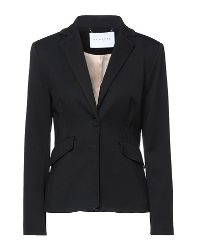 NENETTE Blazer Black 60% Viscose, 35% Polyamide, 5% Elastane