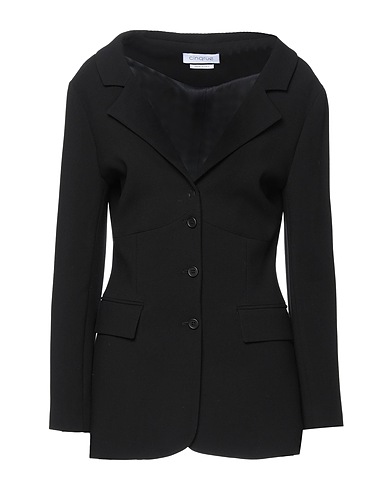 CINQRUE Jackett Schwarz 63% Polyester, 32% Rayon, 5% Andere Fasern