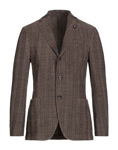 LARDINI Blazer Sand 82% Wool, 15% Polyamide, 3% Elastane