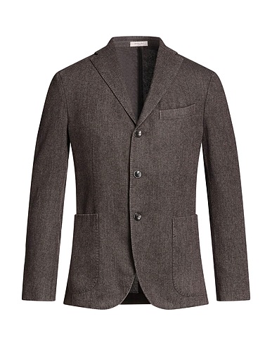 BOGLIOLI Blazer Dark brown 55% Virgin Wool, 45% Polyester