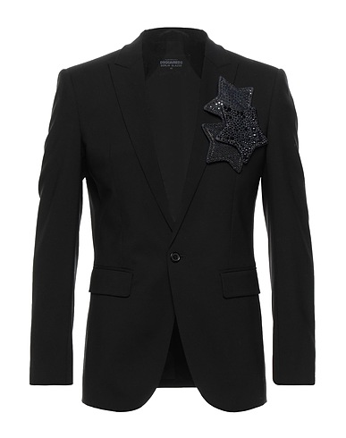 DSQUARED2 Blazer Black 95% Virgin Wool, 5% Elastane