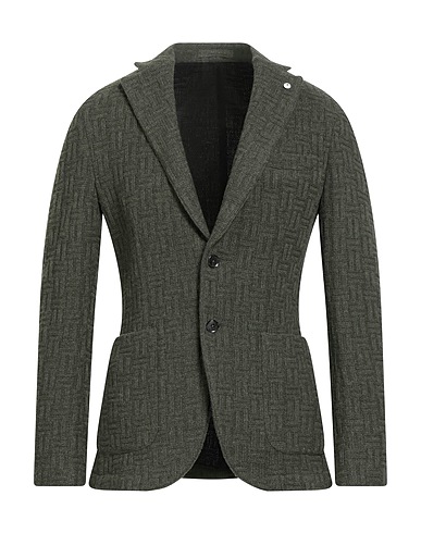L.B.M. 1911 Blazer Military green 66% Wool, 23% Polyamide, 7% Polyester, 4% Other Fibres