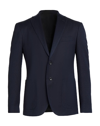 STEVE&COLLINS Blazer Midnight blue 82% Polyester, 18% Viscose