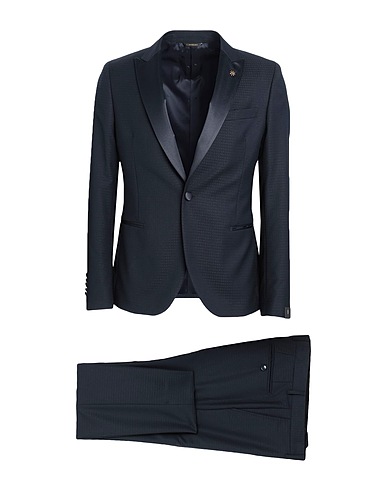 MANUEL RITZ Suits Midnight blue 83% Polyester, 15% Viscose, 2% Elastane
