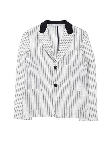 CARLO PIGNATELLI Blazer White 80% Cotton, 20% Polyester
