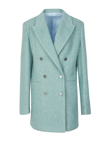 8 by YOOX Blazer Turquoise 50% Polyester, 30% Viscose, 20% Wool