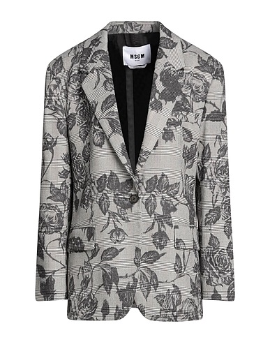 MSGM Blazer Black 65% Polyester, 32% Viscose, 3% Elastane