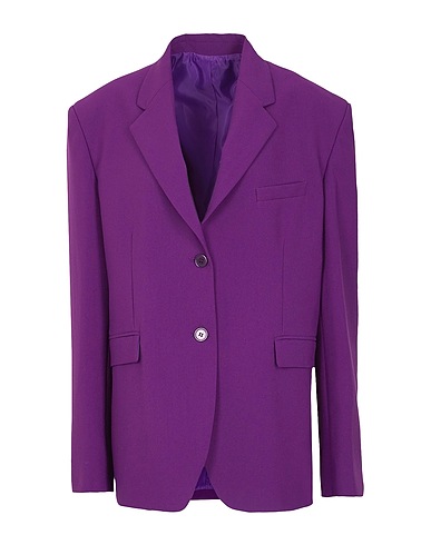 8 by YOOX Jackett Violett 100% Polyester