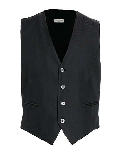 ANGELO NARDELLI Suit vest Charcoal 64% Polyester, 36% Virgin Wool