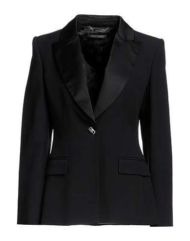 ALBERTA FERRETTI テーラードジャケット ブラック アセテート 74% / レーヨン 26%