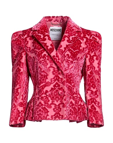 MOSCHINO Blazer COUTURE Fuchsia 58% Lyocell, 22% Polyester, 20% Cotton