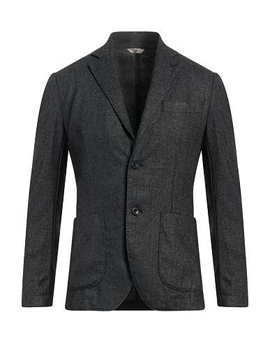 ORIGINAL VINTAGE STYLE Blazer Charcoal 66% Virgin Wool, 24% Polyamide, 10% Viscose