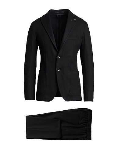 TAGLIATORE Suits Black 70% Wool, 25% Polyamide, 5% Other Fibres