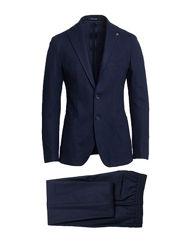 TAGLIATORE Suits Navy blue 70% Wool, 25% Polyamide, 5% Other Fibres