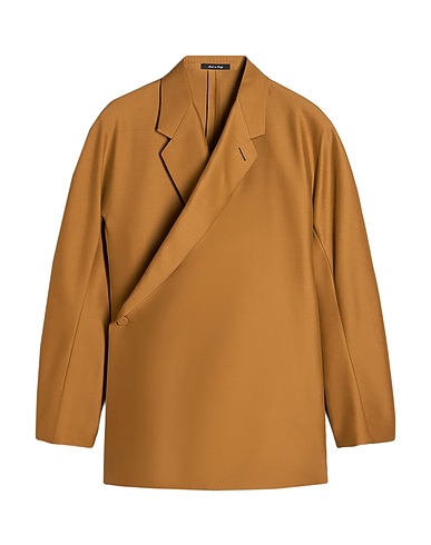 DUNHILL Blazer Camel 71% Wool, 29% Mulberry silk