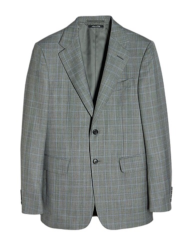 DUNHILL Blazer Grey 85% Wool, 15% Mulberry silk