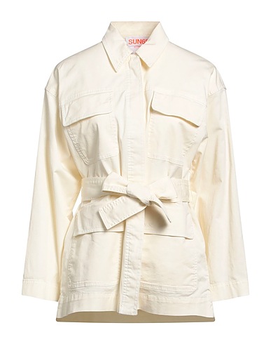 SUN 68 Jacke Cremeweiß 97% Baumwolle, 3% Elastan