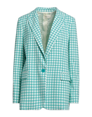 VICOLO Blazer Turquoise 63% Polyester, 34% Viscose, 3% Elastane