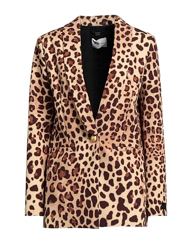 BE BLUMARINE Blazer Sand 88% Polyester, 12% Elastane