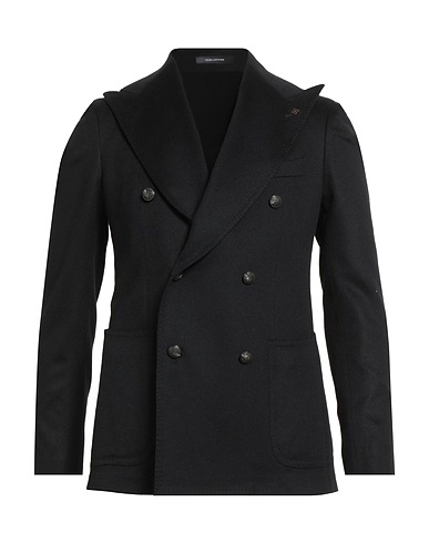 TAGLIATORE Blazer Black 100% Camel wool