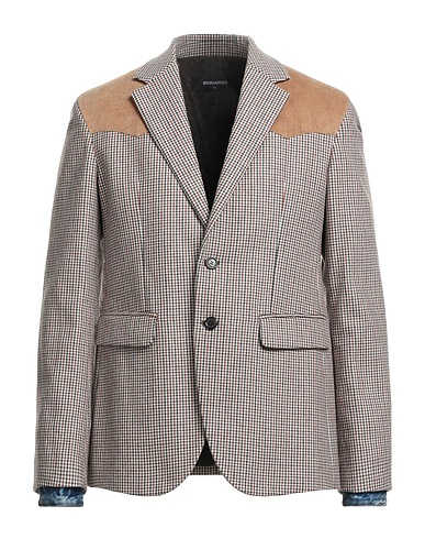 DSQUARED2 Blazer Beige 55% Wool, 28% Viscose, 17% Polyamide, Cotton, Elastane
