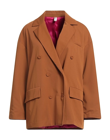 SOUVENIR Blazer Brown 78% Polyester, 18% Viscose, 4% Elastane