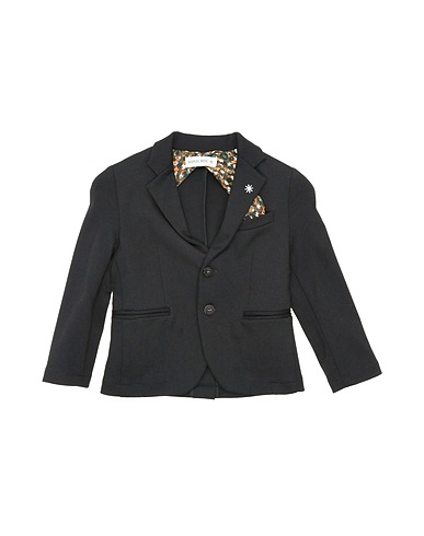 MANUEL RITZ Blazer Black 70% Viscose, 25% Polyamide, 5% Elastane