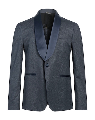 BRIAN DALES Blazer Midnight blue 100% Wool