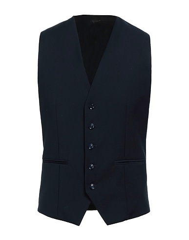 GREY DANIELE ALESSANDRINI Panciotto Blu notte 69% Poliestere, 29% Viscosa, 2% Elastan