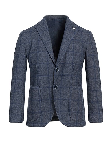 L.B.M. 1911 Blazer Blue 63% Wool, 21% Cotton, 10% Polyamide, 6% Polyester