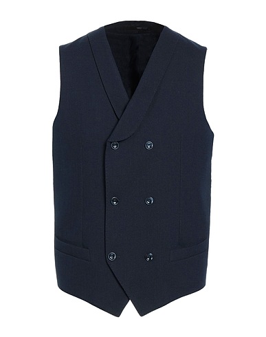 SUITHOMME Suit vest Midnight blue 40% Polyester, 35% Virgin Wool, 23% Cotton, 2% Elastane