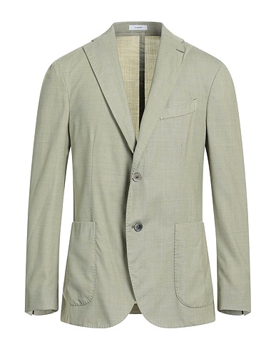 BOGLIOLI Blazer Sage green 63% Virgin Wool, 32% Polyester, 5% Polyamide