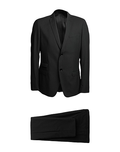 JOHN BARRITT Suits Black 70% Wool, 30% Polyester