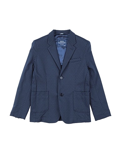 DANIELE ALESSANDRINI Blazer Midnight blue 65% Viscose, 30% Polyamide, 5% Elastane