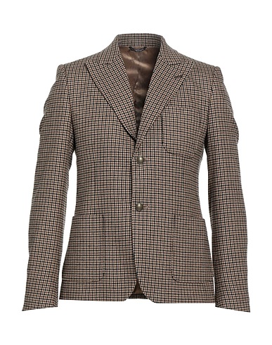 GREY DANIELE ALESSANDRINI Blazers Kamel 65% Wolle, 29% Polyester, 5% Andere Fasern, 1% Elastan